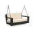 Nisswa Porch Swing lounge chairs Loll Designs Black Canvas Flax 