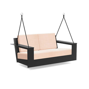 Nisswa Porch Swing lounge chairs Loll Designs Black Cast Petal 