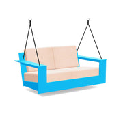 Nisswa Porch Swing lounge chairs Loll Designs Sky Blue Cast Petal 