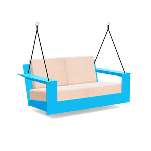 Nisswa Porch Swing lounge chairs Loll Designs Sky Blue Cast Petal 