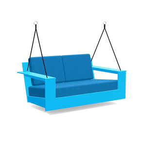 Nisswa Porch Swing lounge chairs Loll Designs Sky Blue Canvas Regatta 