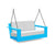 Nisswa Porch Swing lounge chairs Loll Designs Sky Blue Cast Silver 