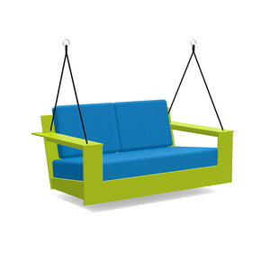 Nisswa Porch Swing lounge chairs Loll Designs Leaf Green Canvas Regatta 