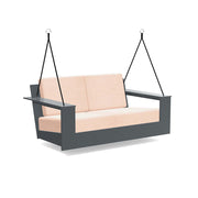 Nisswa Porch Swing lounge chairs Loll Designs Charcoal Grey Cast Petal 