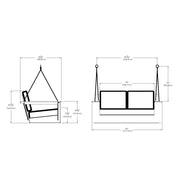 Nisswa Porch Swing lounge chairs Loll Designs 