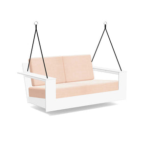 Nisswa Porch Swing lounge chairs Loll Designs Cloud White Cast Petal 