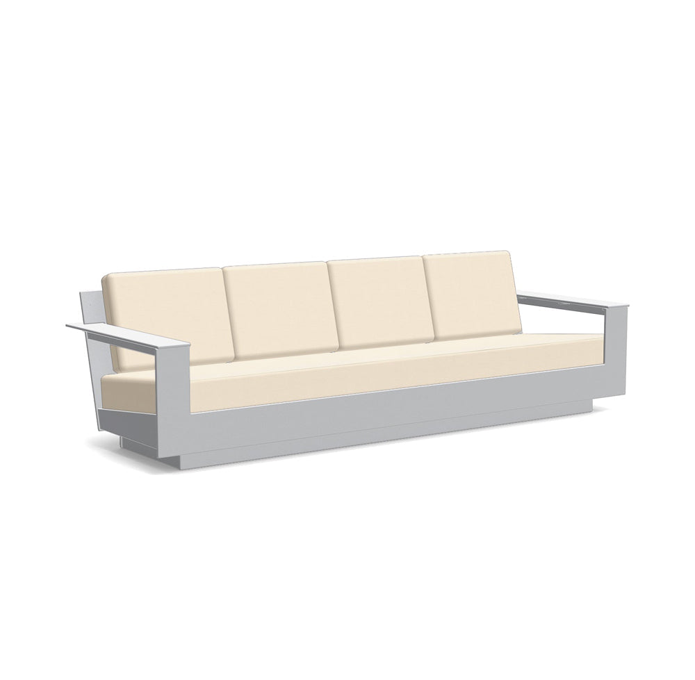 Nisswa Sofa 96 Sofas Loll Designs Driftwood Canvas Flax 