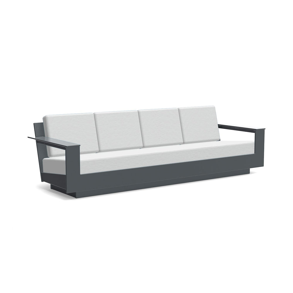 Nisswa Sofa 96 Sofas Loll Designs Charcoal Grey Cast Silver 