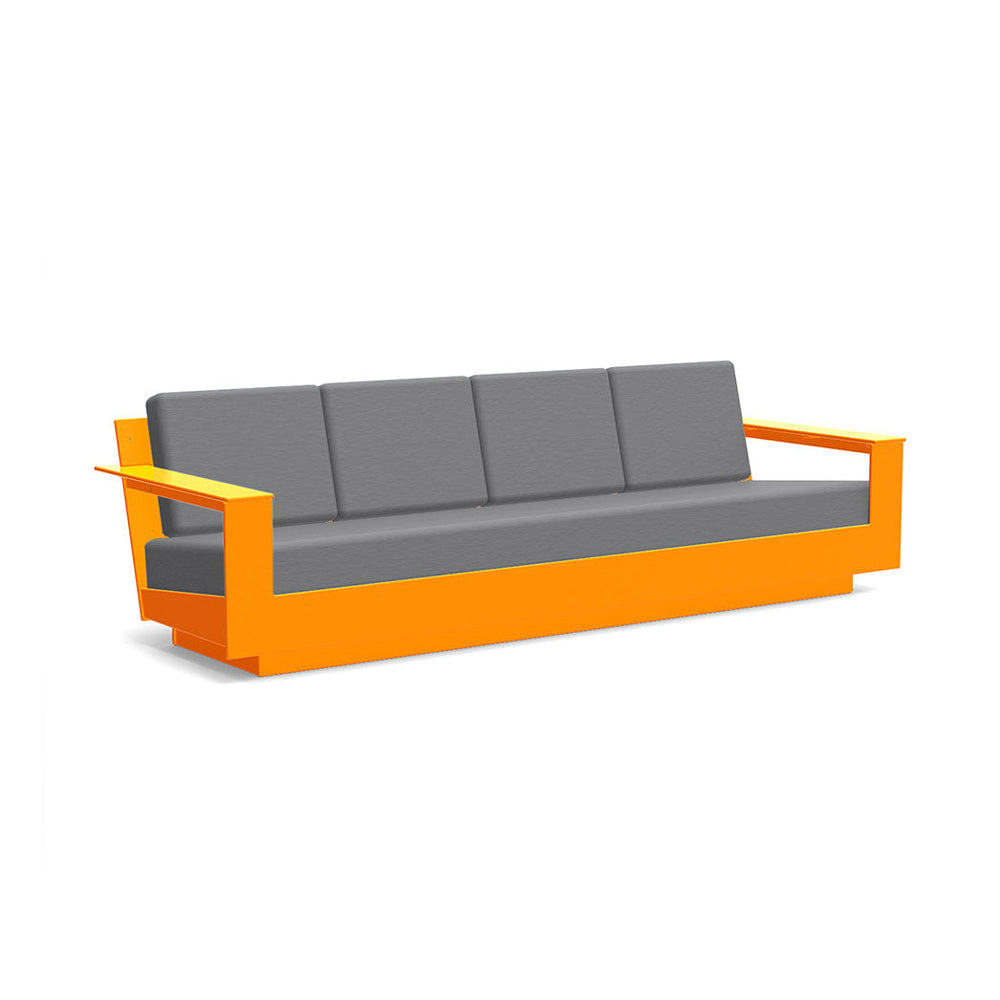 Nisswa Sofa 96 Sofas Loll Designs Sunset Orange Cast Charcoal 