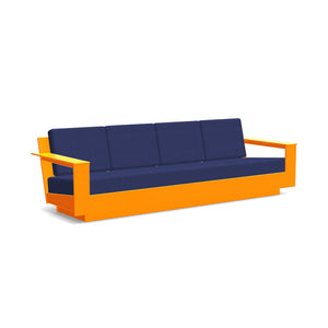 Nisswa Sofa 96 Sofas Loll Designs Sunset Orange Canvas Navy 