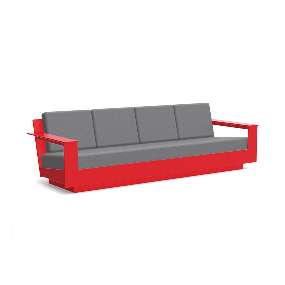 Nisswa Sofa 96 Sofas Loll Designs Apple Red Cast Charcoal 