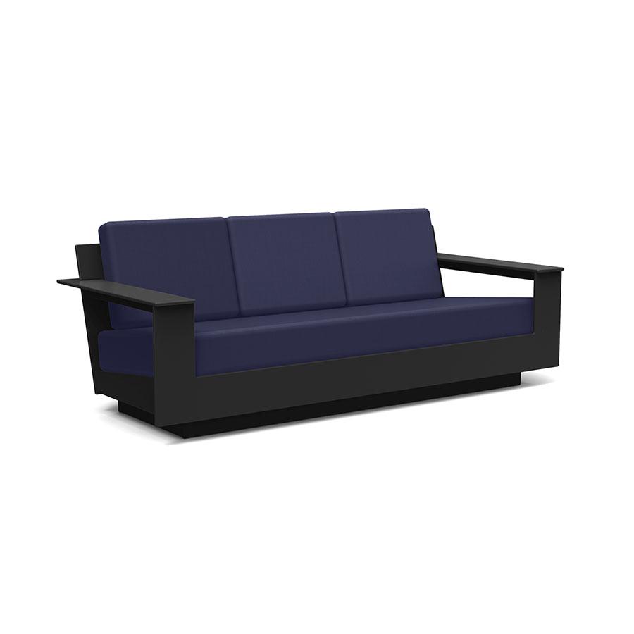 Nisswa Sofa Sofas Loll Designs Black Canvas Navy 