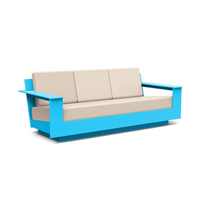 Nisswa Sofa Sofas Loll Designs Sky Blue Canvas Flax 