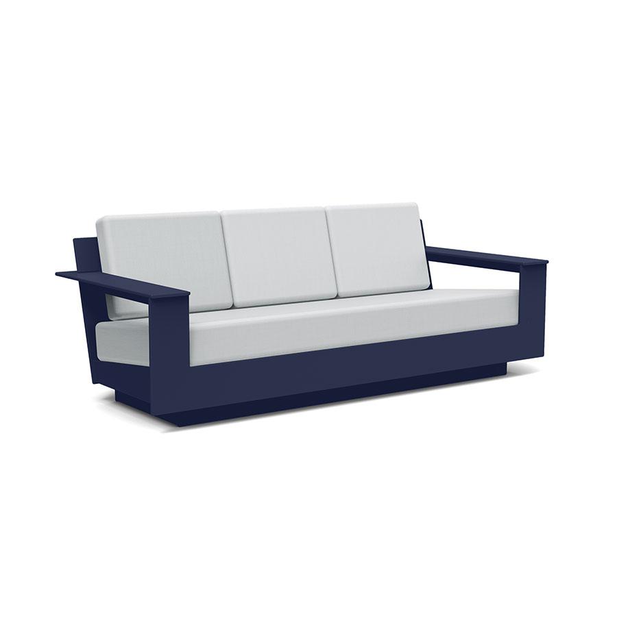 Nisswa Sofa Sofas Loll Designs Navy Blue Cast Silver 