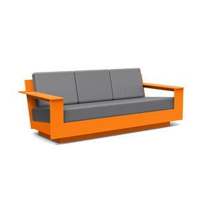 Nisswa Sofa Sofas Loll Designs Sunset Orange Cast Charcoal 