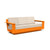 Nisswa Sofa Sofas Loll Designs Sunset Orange Canvas Flax 