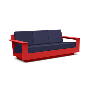 Nisswa Sofa Sofas Loll Designs Apple Red Canvas Navy 