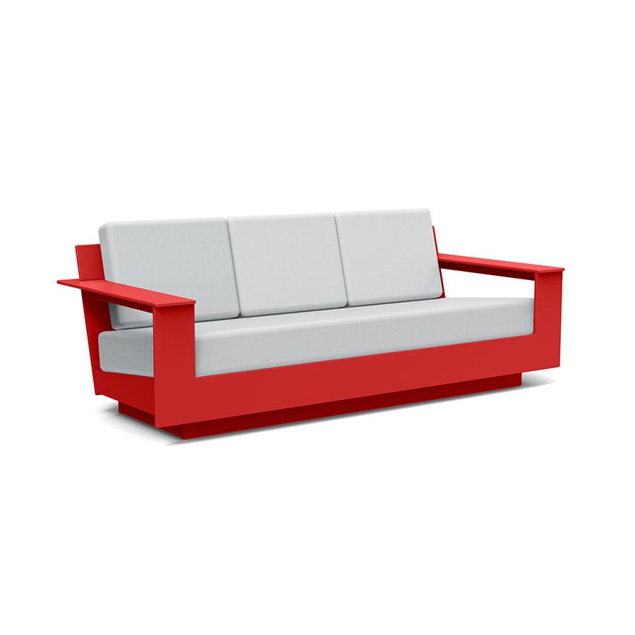 Nisswa Sofa Sofas Loll Designs Apple Red Cast Silver 