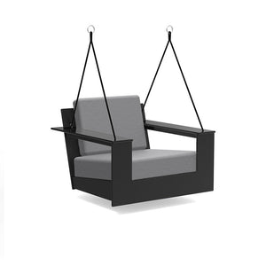 Nisswa Swing lounge chairs Loll Designs Black Cast Charcoal 