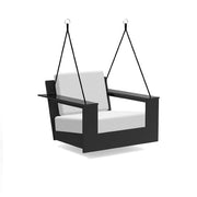 Nisswa Swing lounge chairs Loll Designs Black Cast Silver 