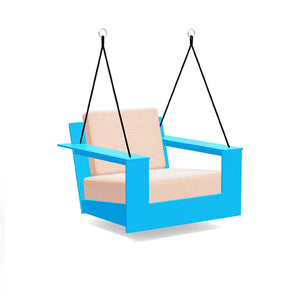 Nisswa Swing lounge chairs Loll Designs Sky Blue Cast Petal 