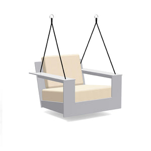 Nisswa Swing lounge chairs Loll Designs Driftwood Canvas Flax 