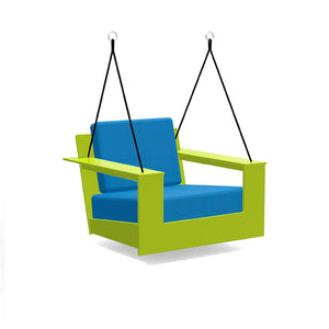 Nisswa Swing lounge chairs Loll Designs Leaf Green Canvas Regatta 