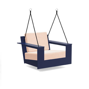 Nisswa Swing lounge chairs Loll Designs Navy Blue Cast Petal 