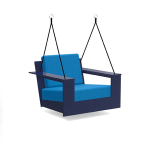 Nisswa Swing lounge chairs Loll Designs Navy Blue Canvas Regatta 