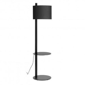 Note Floor Lamp with Table by BluDot Floor Lamps BluDot Black 