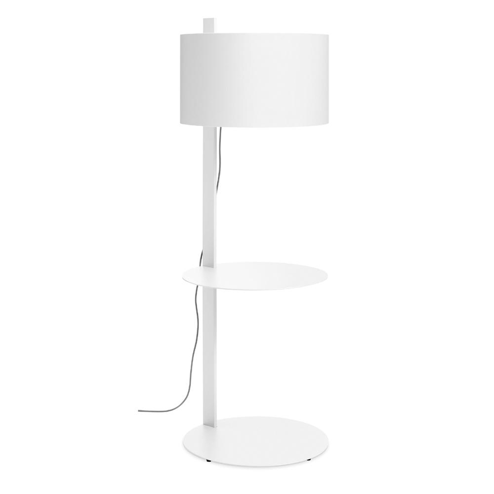 Note Large Floor Lamp with Table Floor Lamps BluDot White 