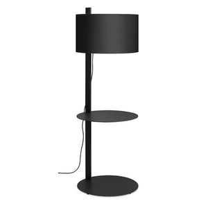 Note Large Floor Lamp with Table Floor Lamps BluDot Black 