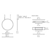 O Ø90 Suspension suspension lamps Artemide 