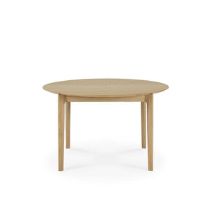 Oak Bok Round Extendable Dining Table Dining Tables Ethnicraft 