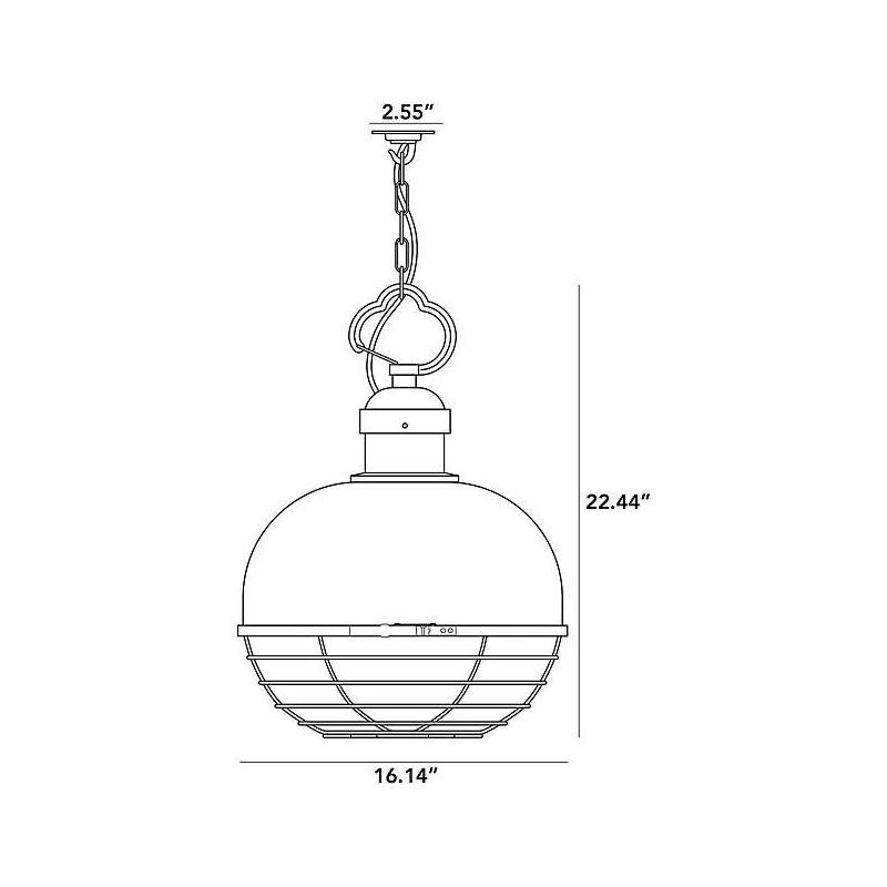 Oceanic Large Pendant suspension lamps Original BTC 