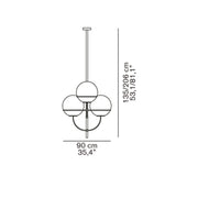 Lyndon 450 Suspension Lamp suspension lamps Oluce 