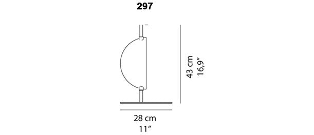 Superluna Table Lamp Table Lamps Oluce 