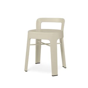 Ombra Low Stool With Backrest Stools RS Barcelona Grey 