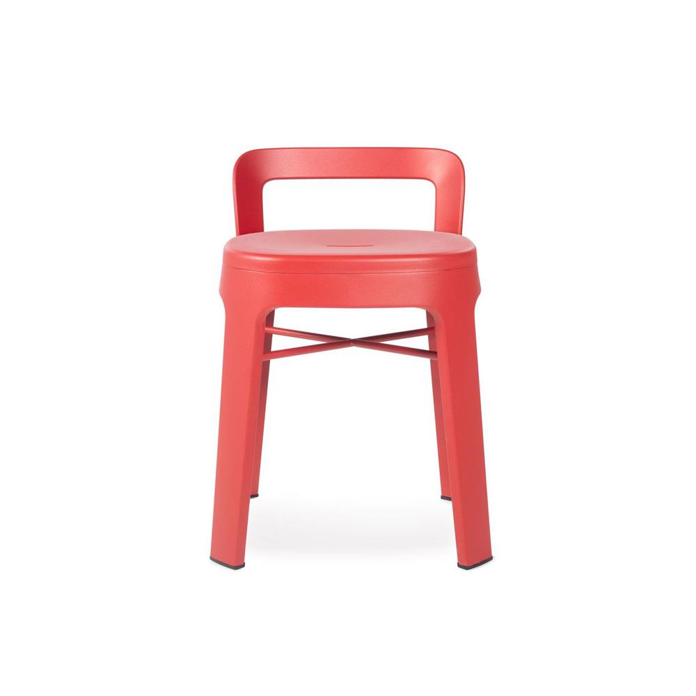 Ombra Low Stool With Backrest Stools RS Barcelona 