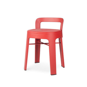 Ombra Low Stool With Backrest Stools RS Barcelona Red 