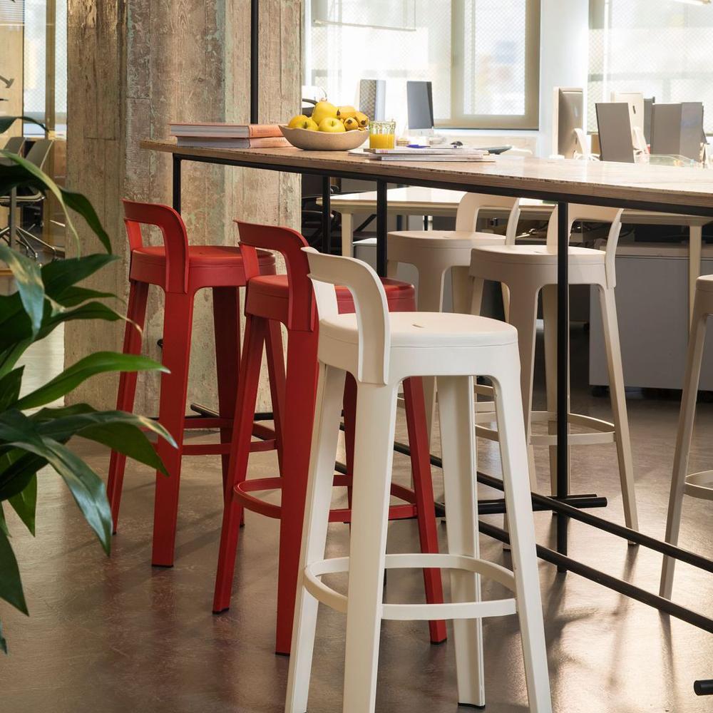 Ombra Stool With Backrest stools RS Barcelona 