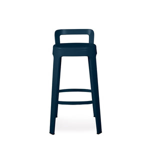 Ombra Stool With Backrest stools RS Barcelona Bar Stool Blue 
