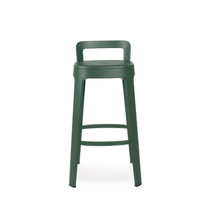 Ombra Stool With Backrest stools RS Barcelona Bar Stool Green 