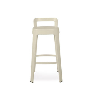Ombra Stool With Backrest stools RS Barcelona Bar Stool Grey 