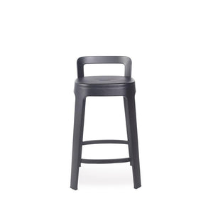 Ombra Stool With Backrest stools RS Barcelona Counter Stool Black 