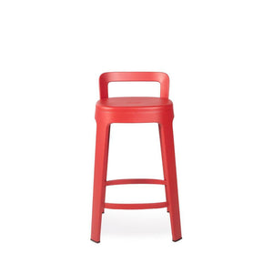 Ombra Stool With Backrest stools RS Barcelona Counter Stool Red 