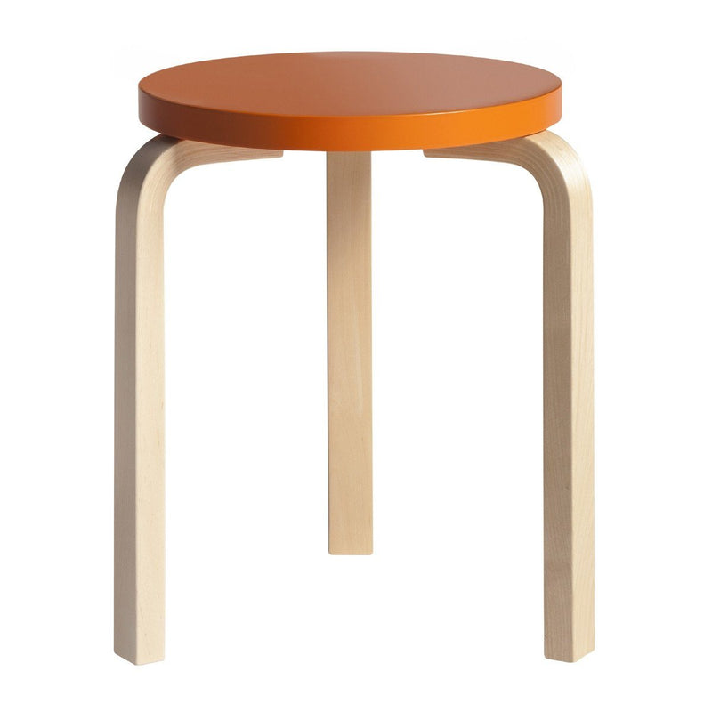 Stool 60 Stools Artek Lacquered Orange +$20.00 