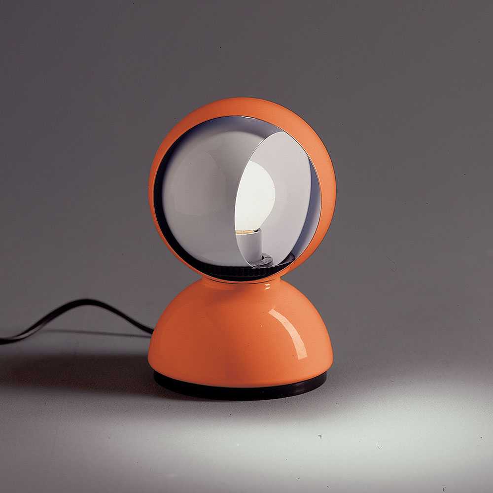 Eclisse Table Lamp Table Lamps Artemide Polished Orange 