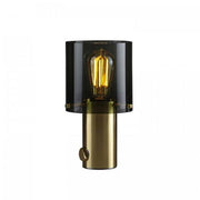 Walter Table Size 1 Table Lamps Original BTC Brass & Anthracite 