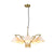 Oxford Double Chandelier Light Pendant Lights Original BTC Satin Brass 